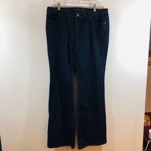 Michael Kors Bootcut Woman Blue Jeans Size 12x 33